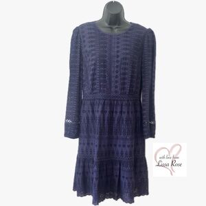 Eyelet Flutter-hem Dress (J. Crew)